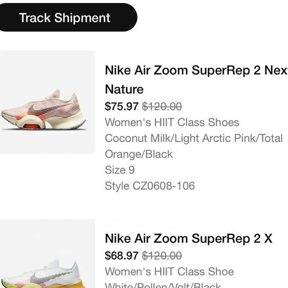 NWOB Nike Sneakers Ladies Size 9 - Picture 2 of 10